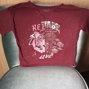 The children’s Place maroon‎ top size medium 7/8